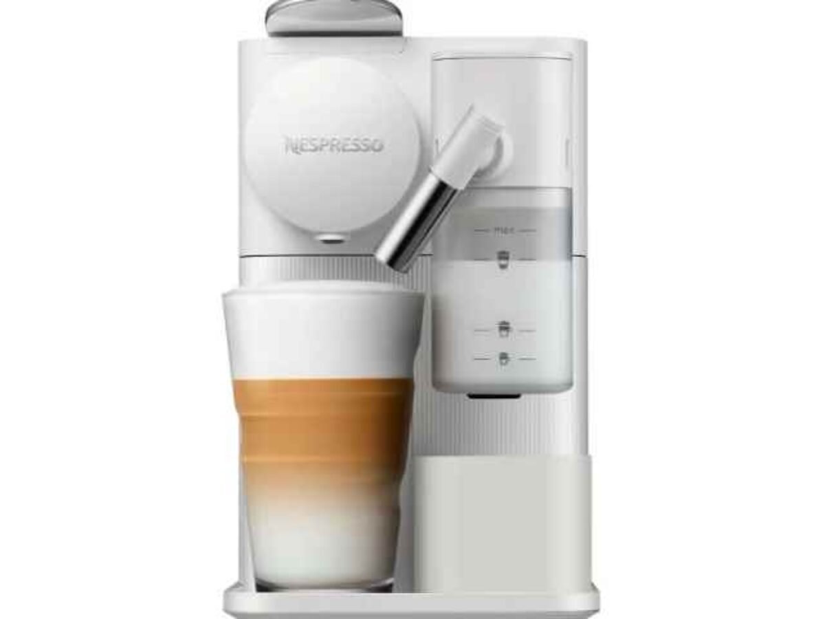 Nespresso Lattissima One Coffee Machine Porcelain White nespresso lattissima one coffee machine porcelain white 1