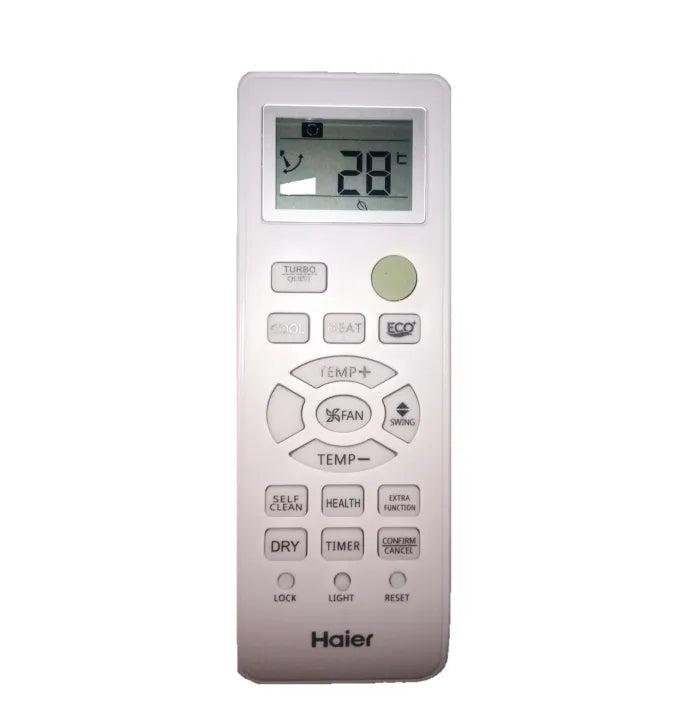 Haier inverter AC remote control display R32 energy saving model featured at Homechoice Electronics Pakistan Haier inverter AC remote control display R32 energy saving model featured at Homechoice Electronics Pakistan